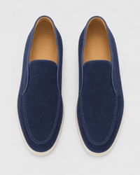 Loafers Signature Men's Suede Leather High-Top Slip-On Boots