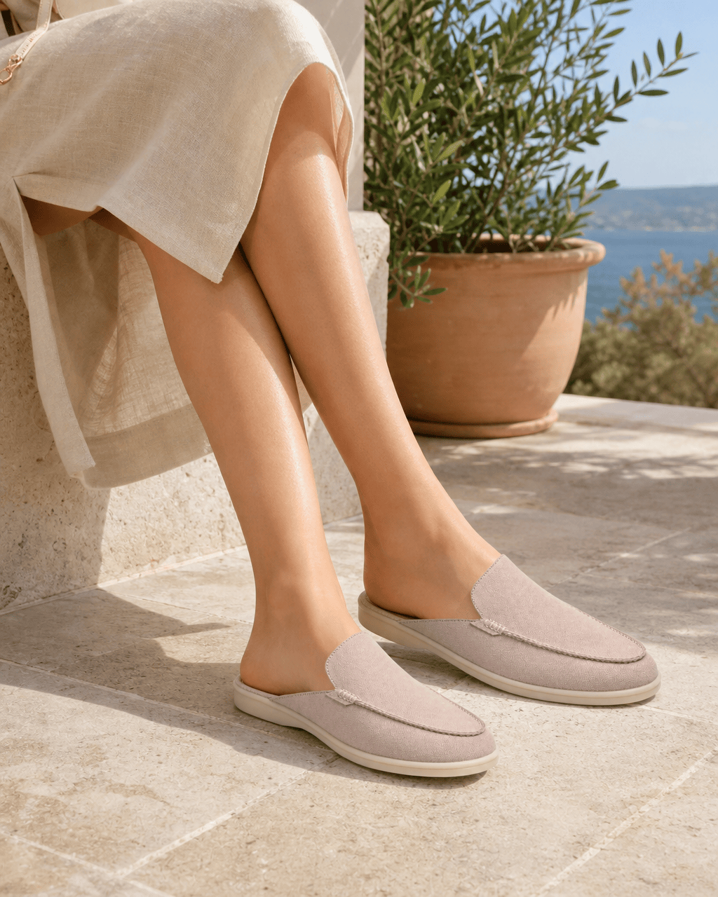 Loafers Signature Backless Slip-On Mules
