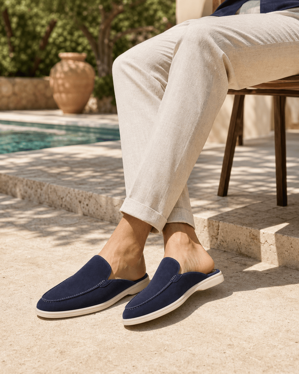 Loafers Signature Backless Slip-On Mules