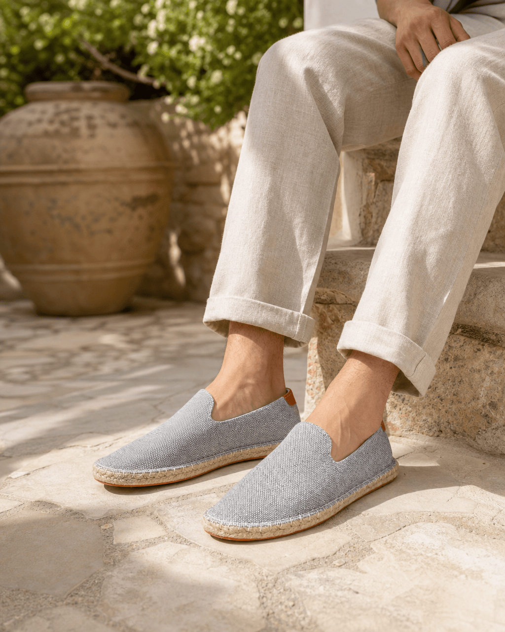 Loafers Signature Cotton Canvas Espadrille Loafers
