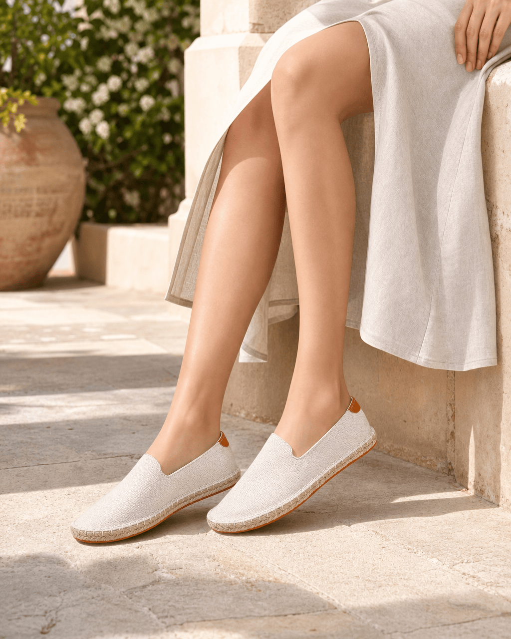 Loafers Signature Cotton Canvas Espadrille Loafers