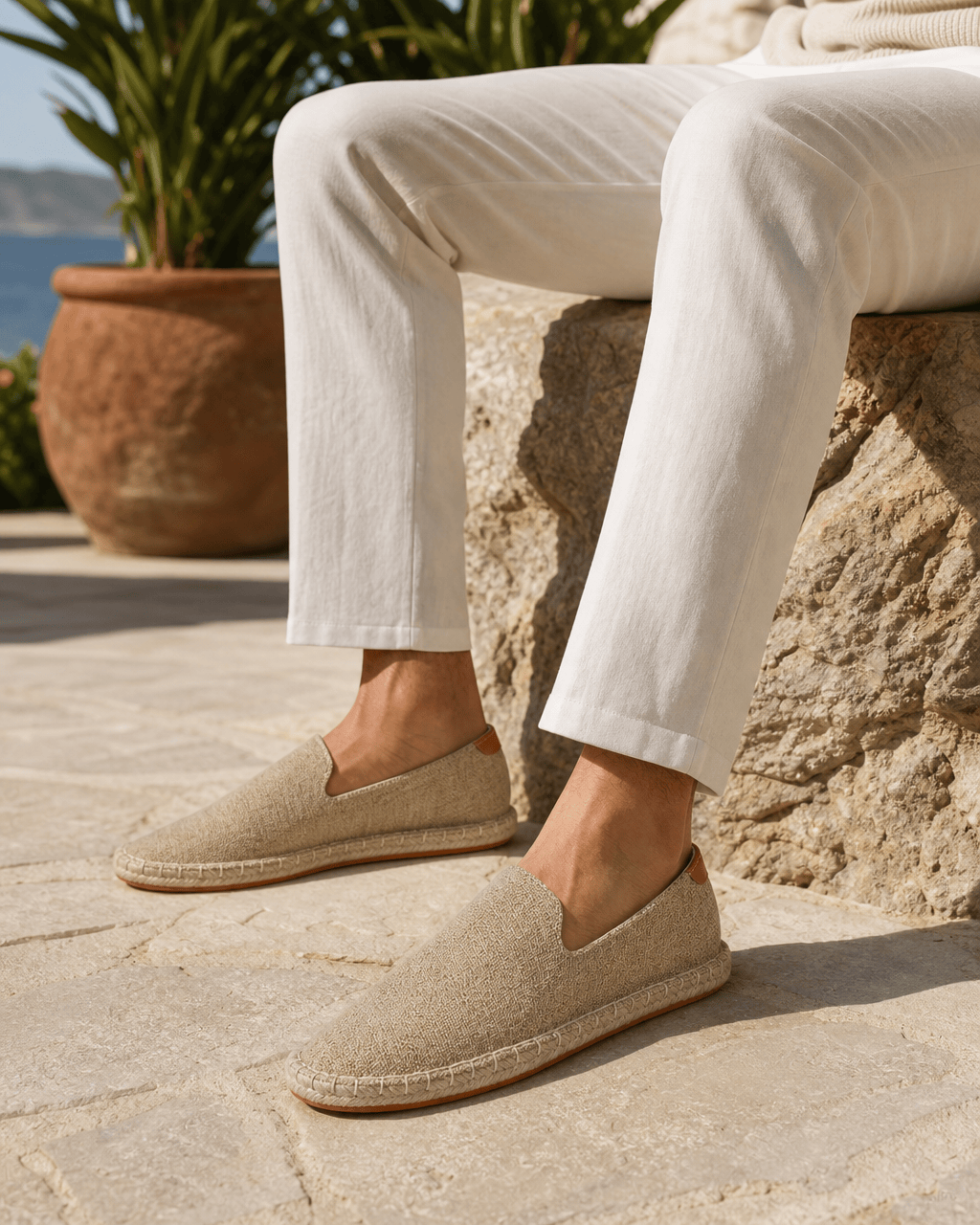 Loafers Signature Cotton Canvas Espadrille Loafers