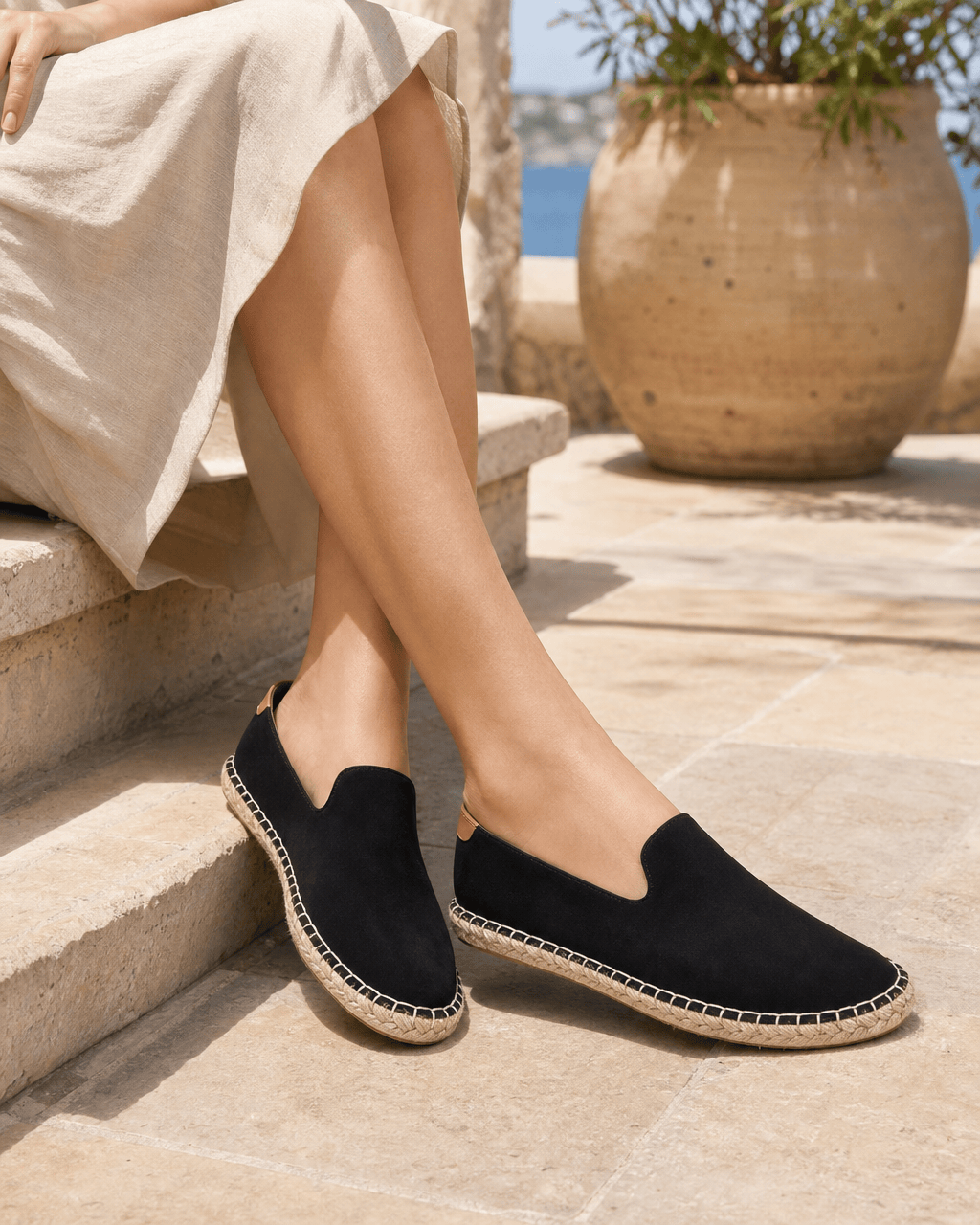 Loafers Signature Cotton Canvas Espadrille Loafers
