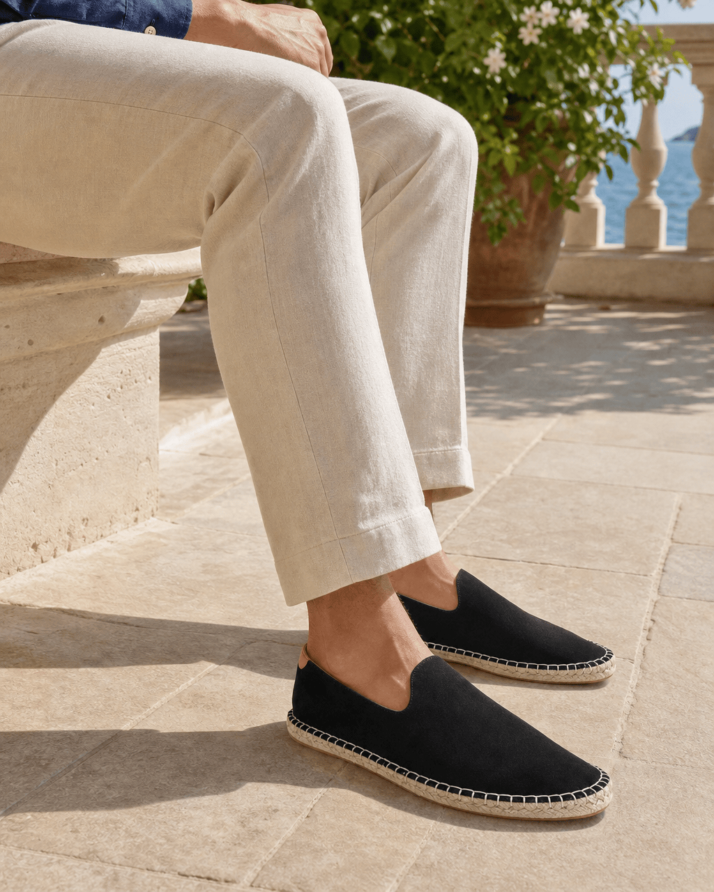 Loafers Signature Cotton Canvas Espadrille Loafers