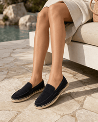 Loafers Signature Cow Suede Espadrille Loafers
