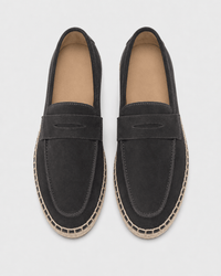 Loafers Signature Cow Suede Woven Espadrille Loafers