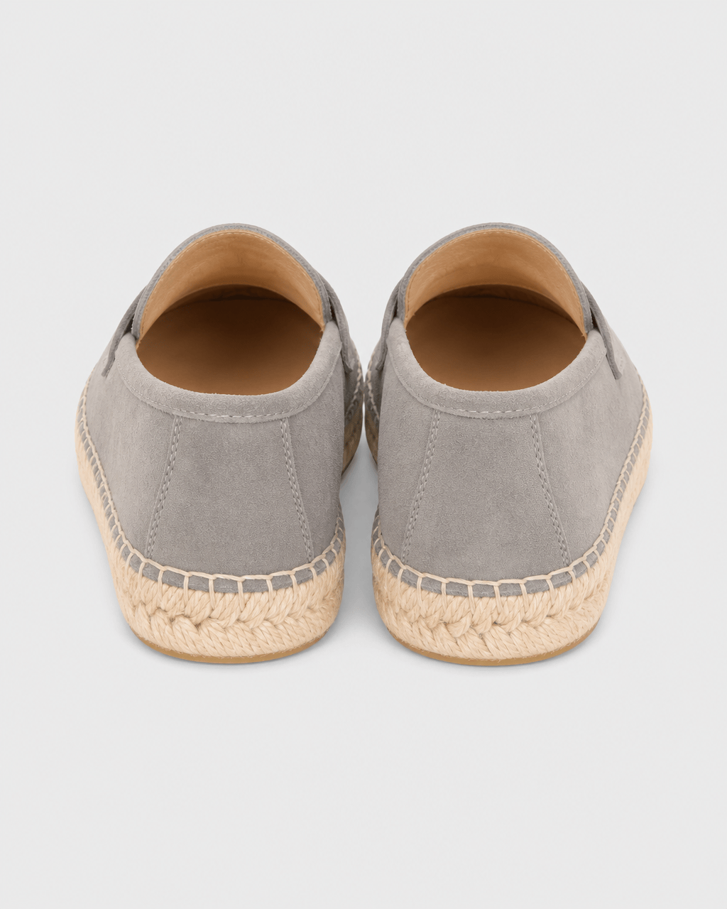 Loafers Signature Cow Suede Woven Espadrille Loafers