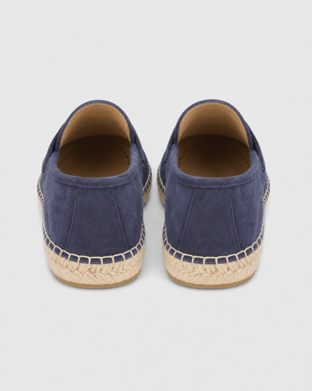 Loafers Signature Cow Suede Woven Espadrille Loafers