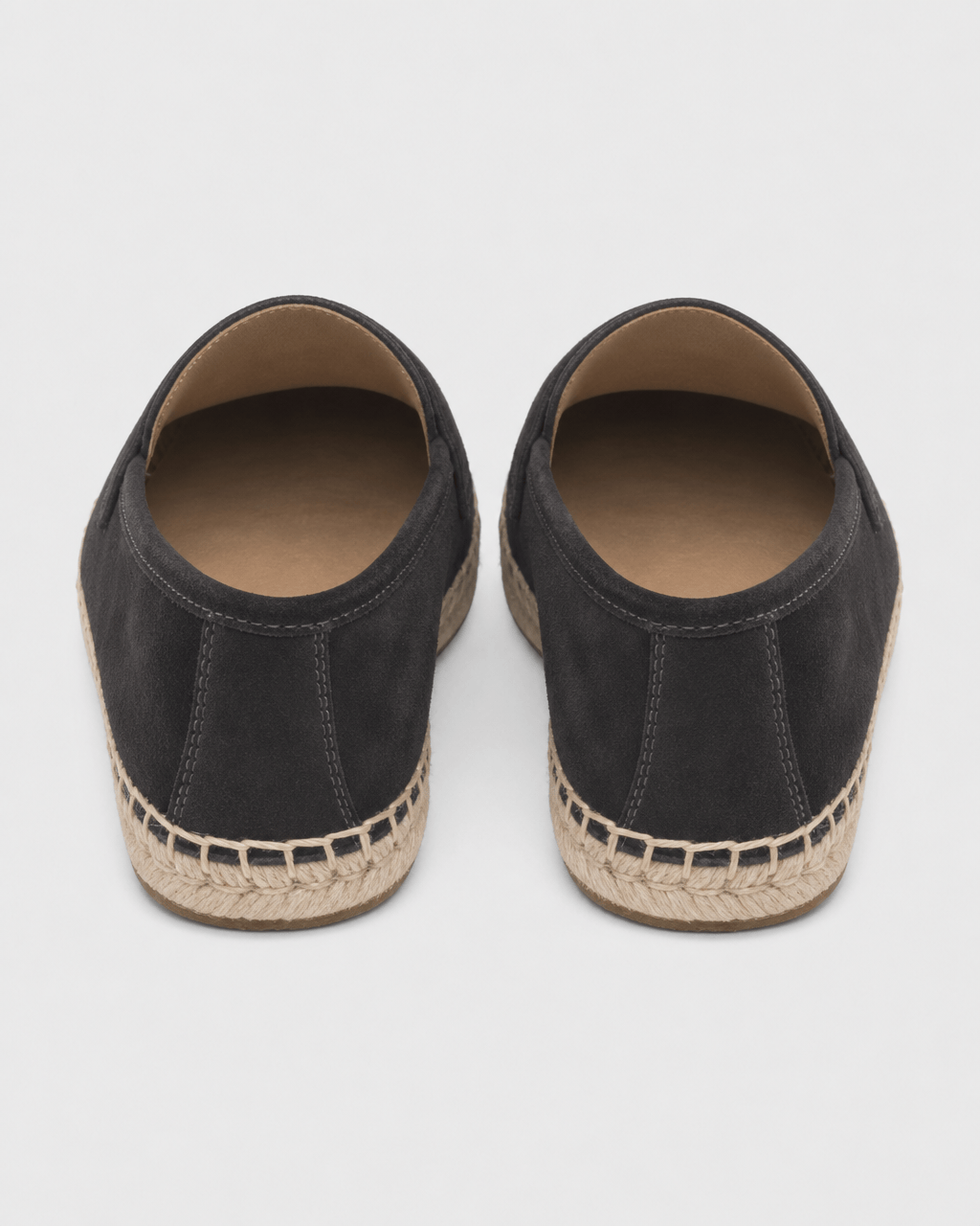 Loafers Signature Cow Suede Woven Espadrille Loafers