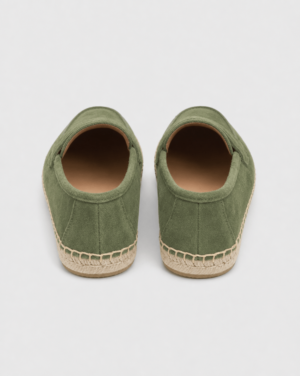 Loafers Signature Cow Suede Woven Espadrille Loafers