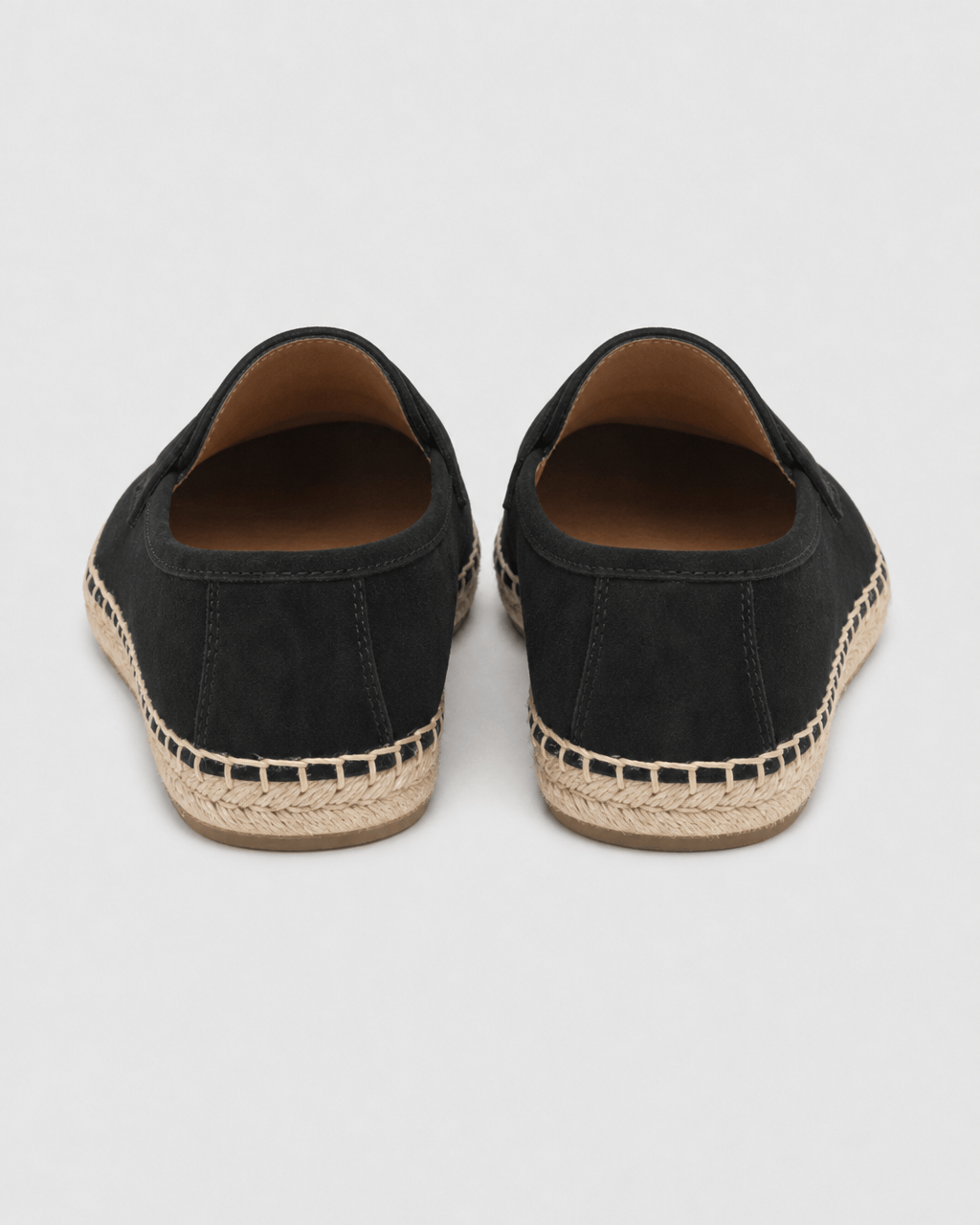 Loafers Signature Cow Suede Woven Espadrille Loafers