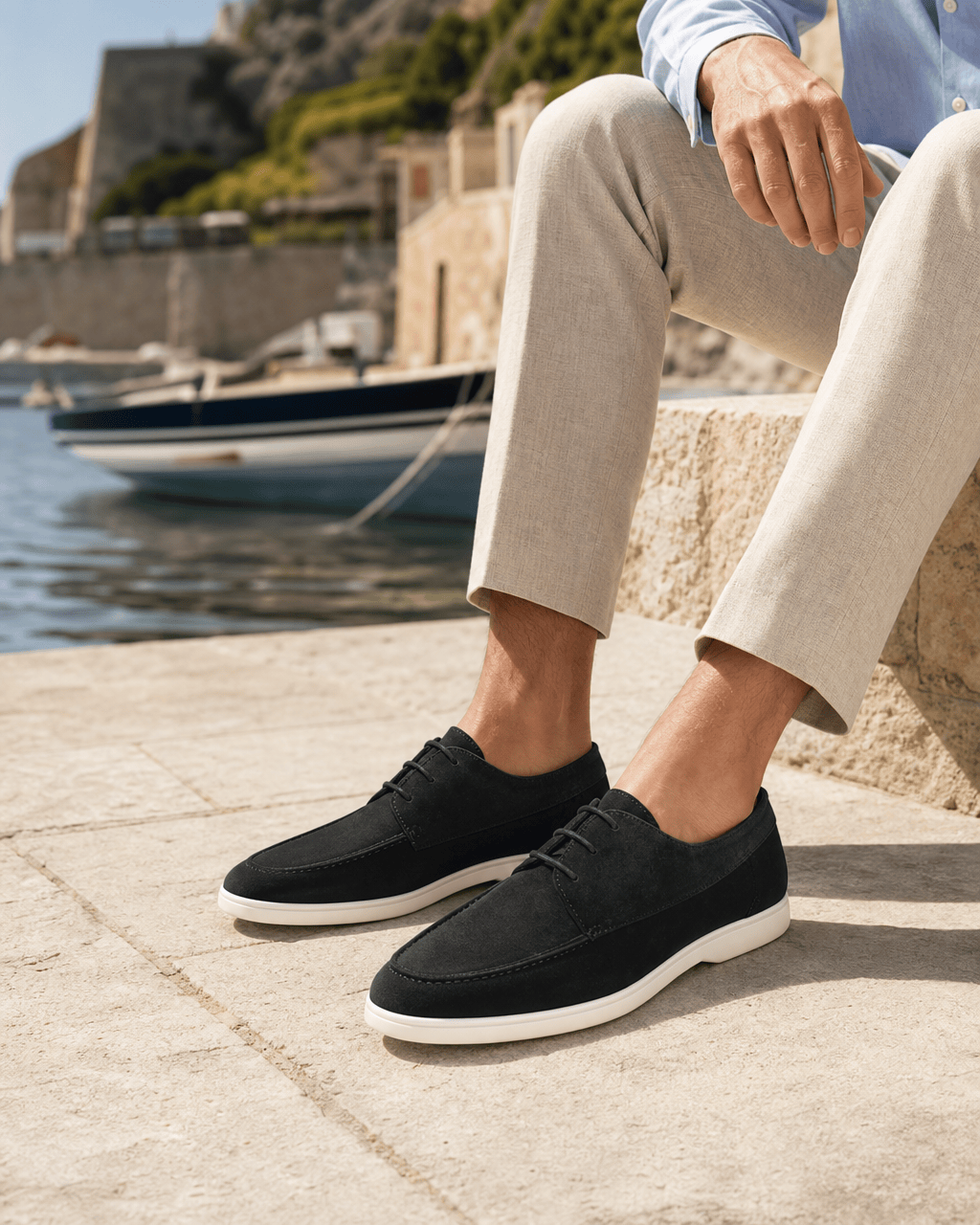Loafers Signature Men's Adjustable Buckle Slip-On Loafers