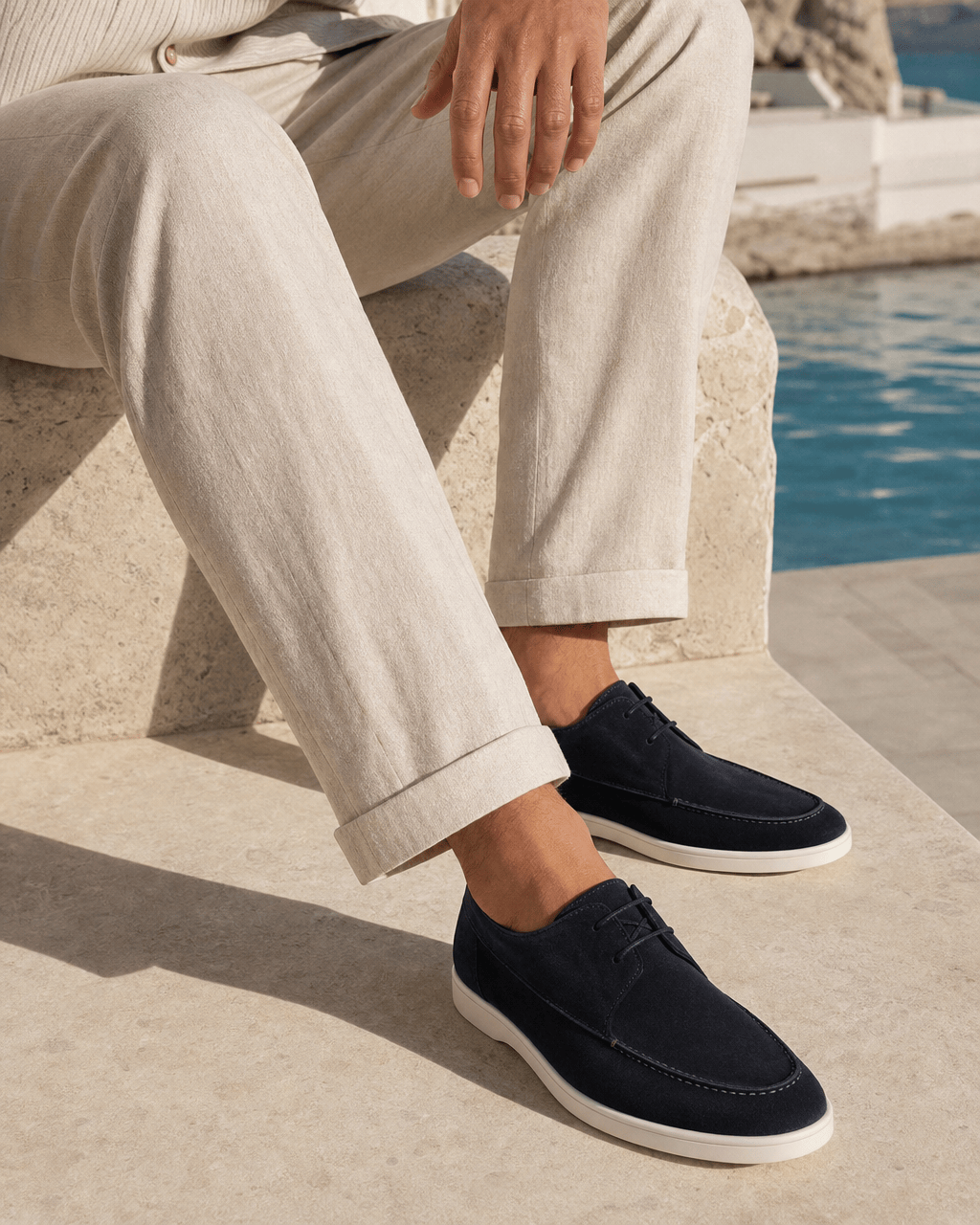 Loafers Signature Men's Adjustable Buckle Slip-On Loafers