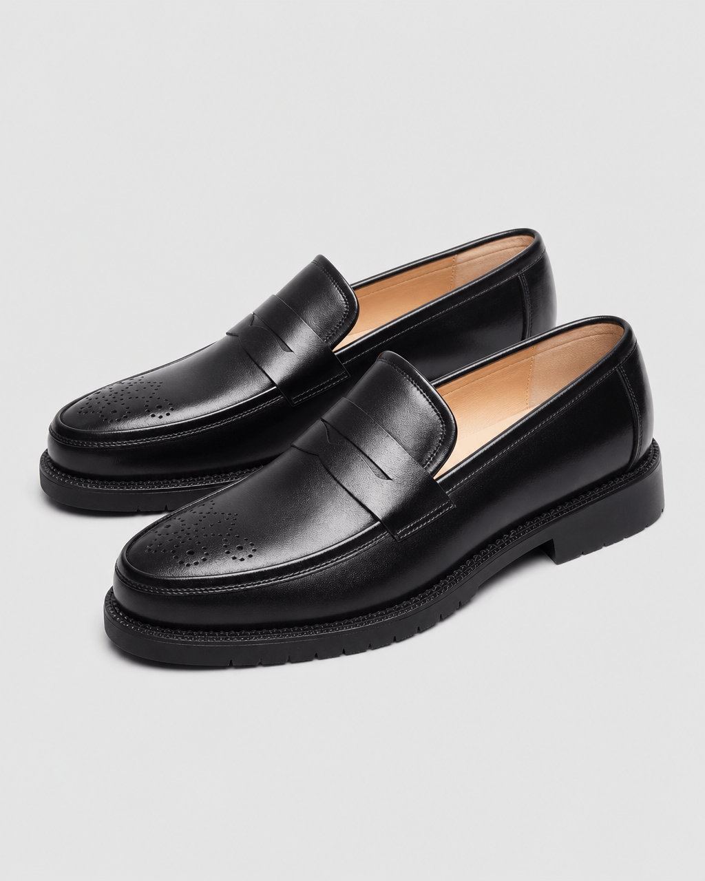 Loafers Signature Men's Brogued Penny Loafers