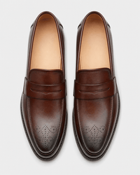 Loafers Signature Men's Brogued Penny Loafers