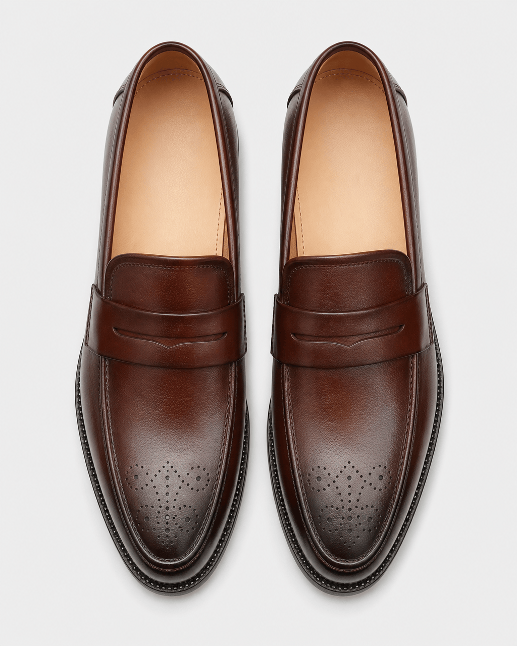 Loafers Signature Men's Brogued Penny Loafers
