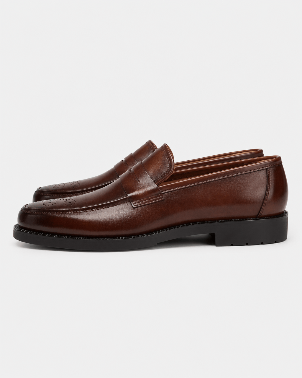 Loafers Signature Men's Brogued Penny Loafers