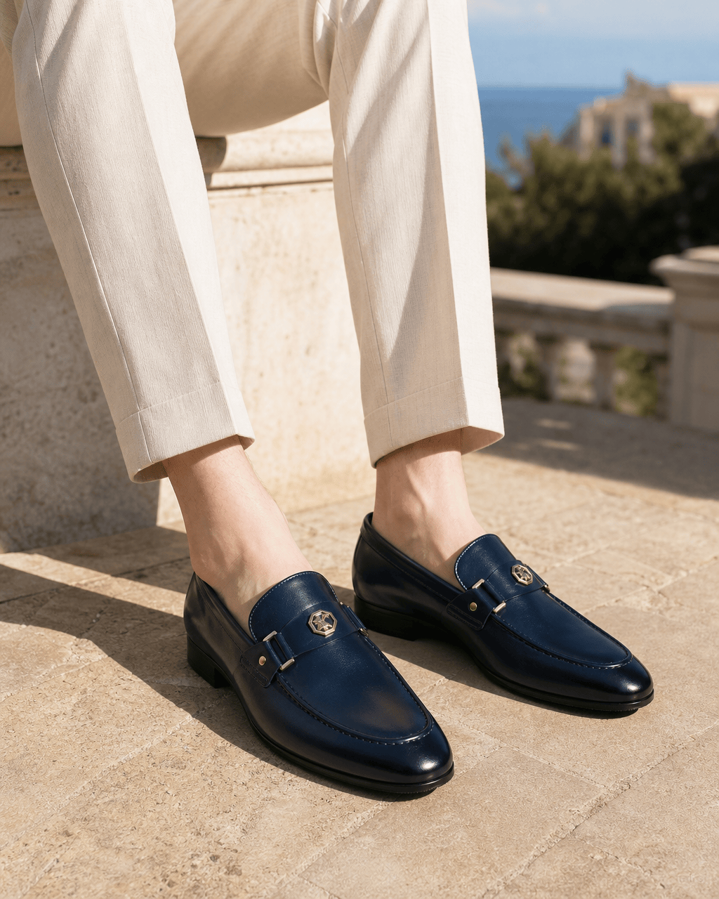 Loafers Signature Men's Buckle Business Loafers