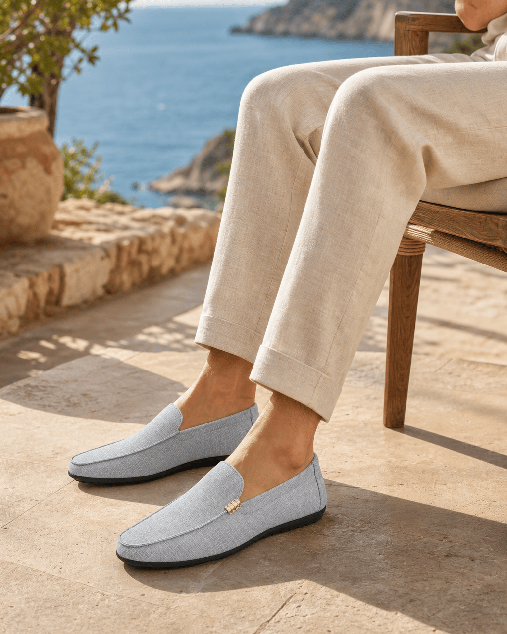 Loafers Signature Men's Canvas Dress Loafers
