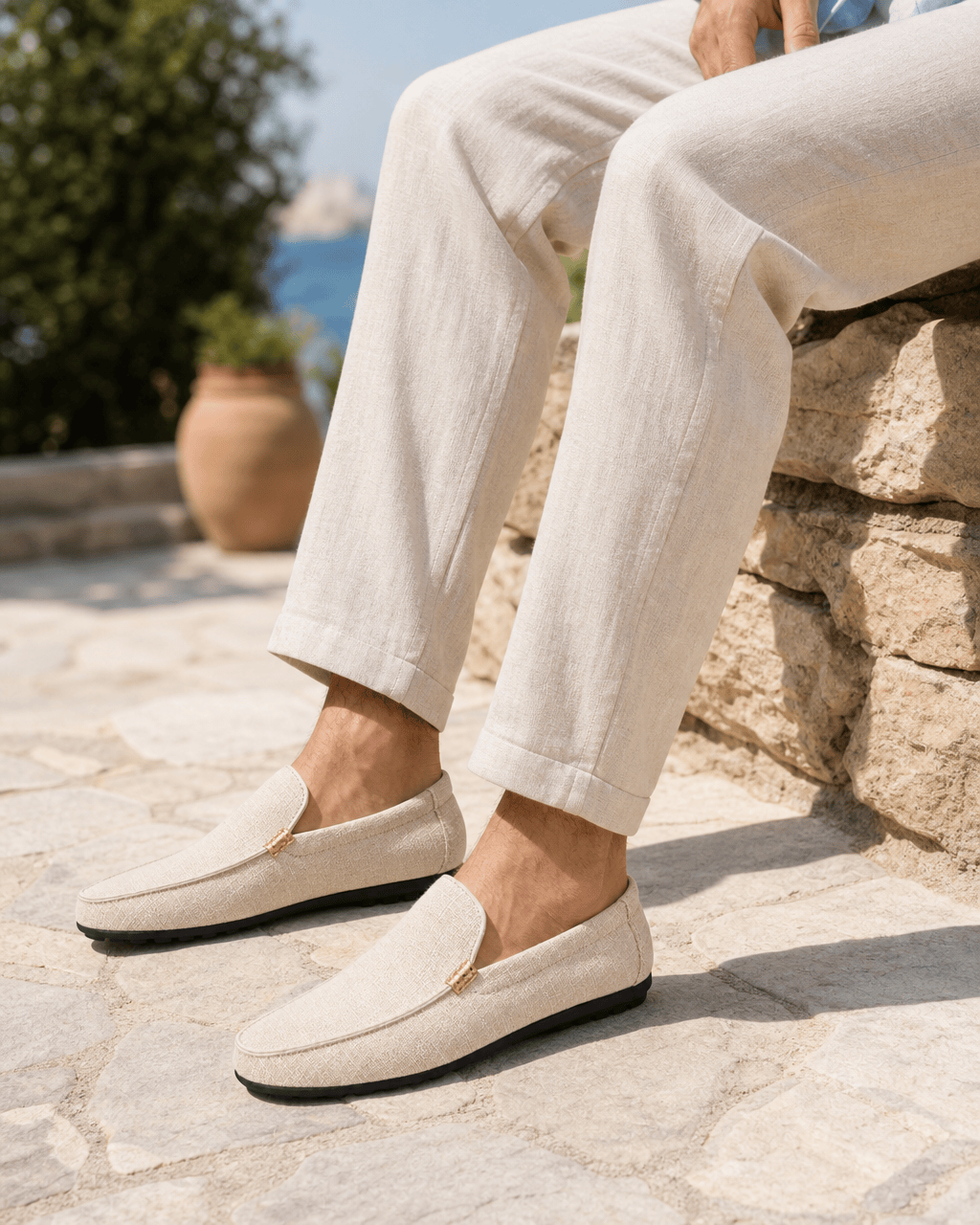 Loafers Signature Men's Canvas Dress Loafers