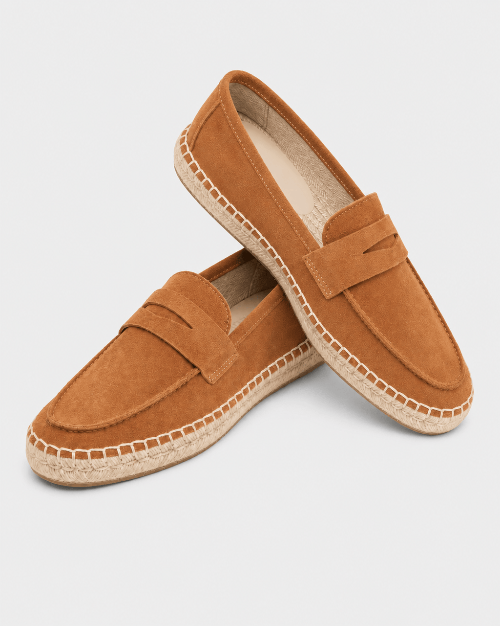 Loafers Signature Men's Cow Suede Espadrille Loafers