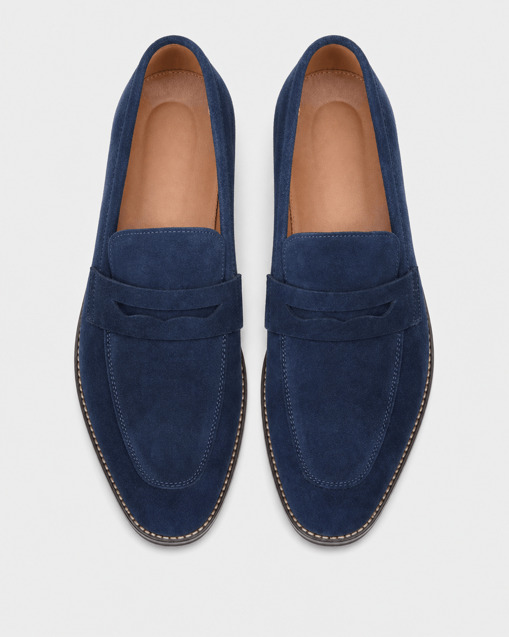 Loafers Signature Men's Cow Suede Penny Loafers