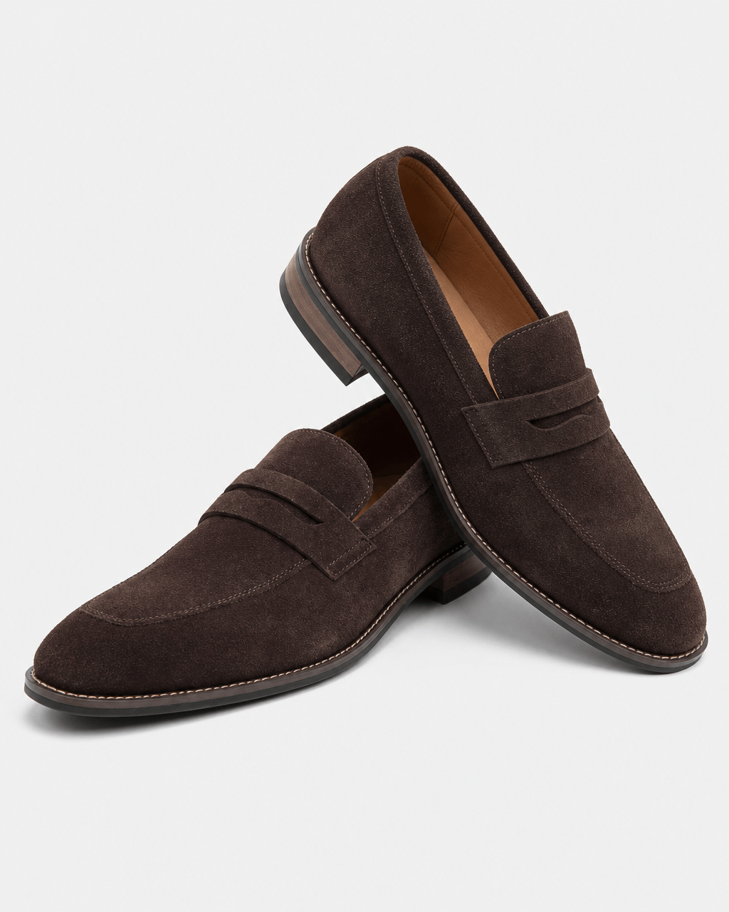 Loafers Signature Men's Cow Suede Penny Loafers