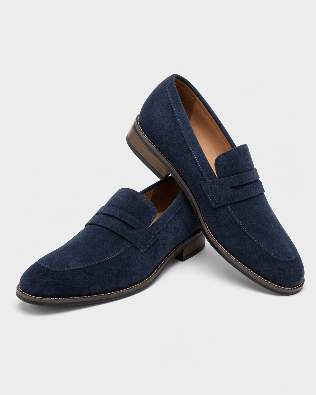 Loafers Signature Men's Cow Suede Penny Loafers