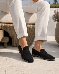 Loafers Signature Men's Cow Suede Penny Loafers