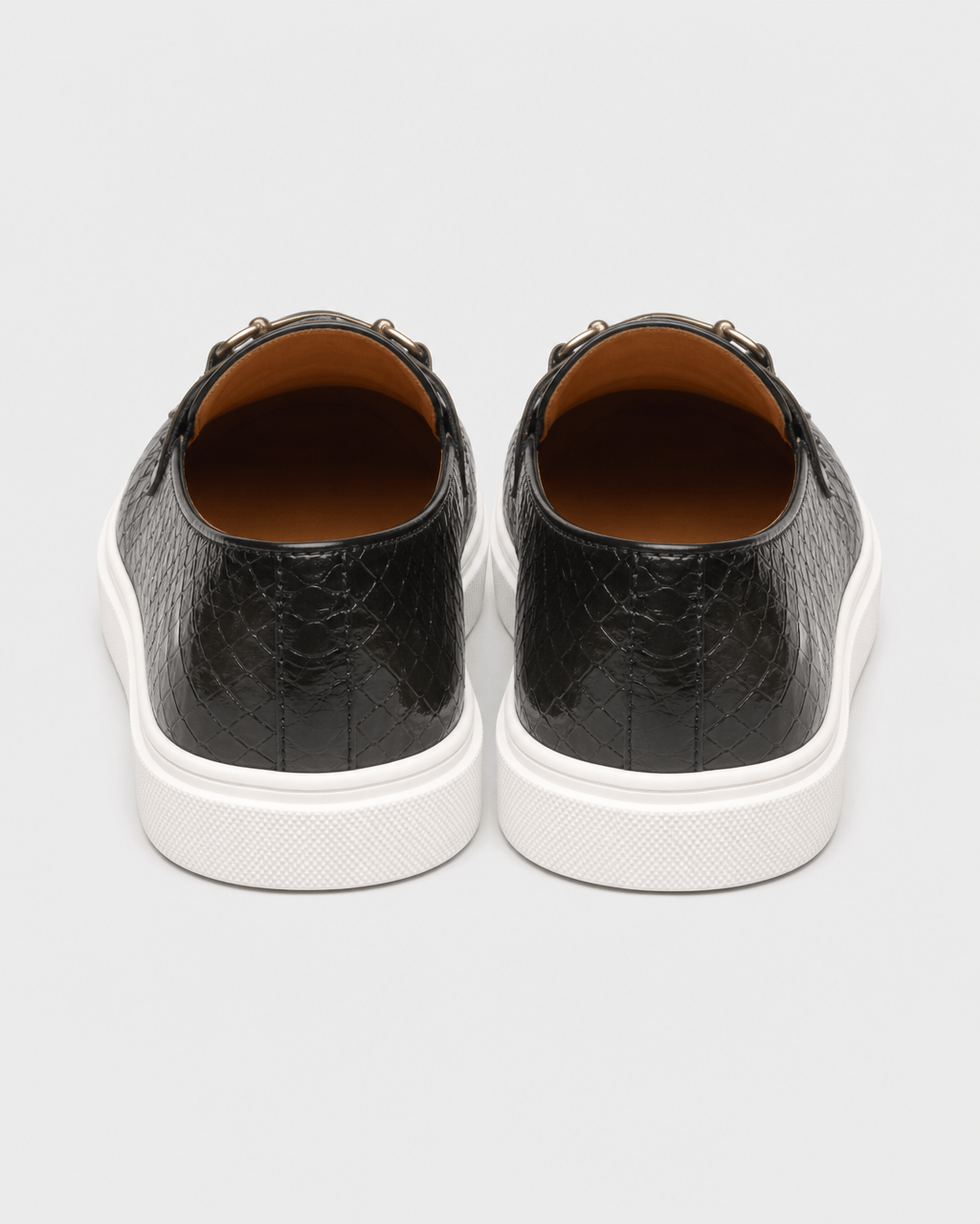 Loafers Signature Men's Croc-Embossed Horsebit Loafers