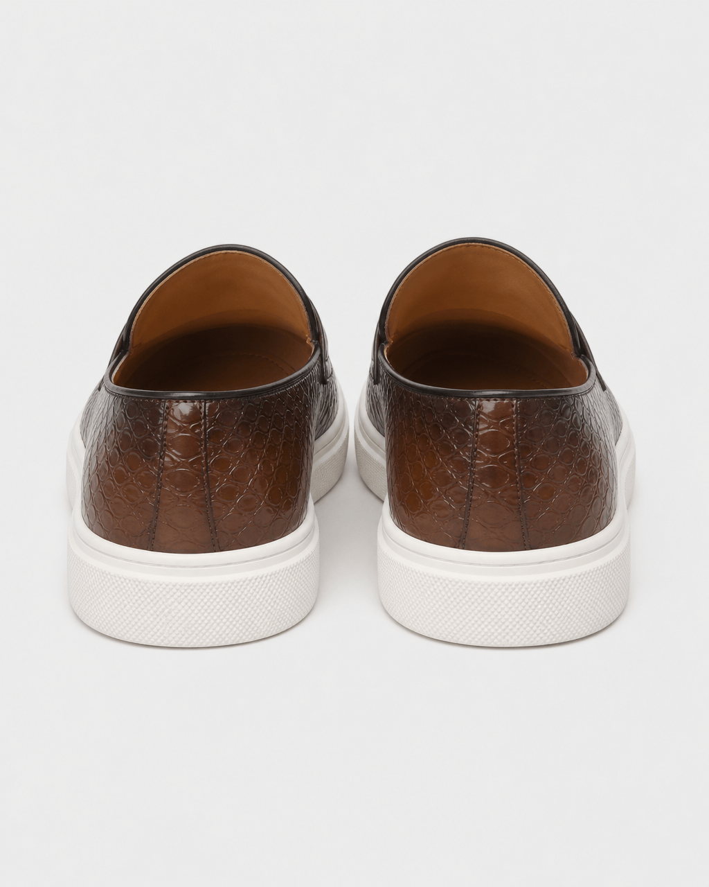 Loafers Signature Men's Croc-Embossed Horsebit Loafers