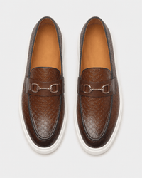 Loafers Signature Men's Croc-Embossed Horsebit Loafers