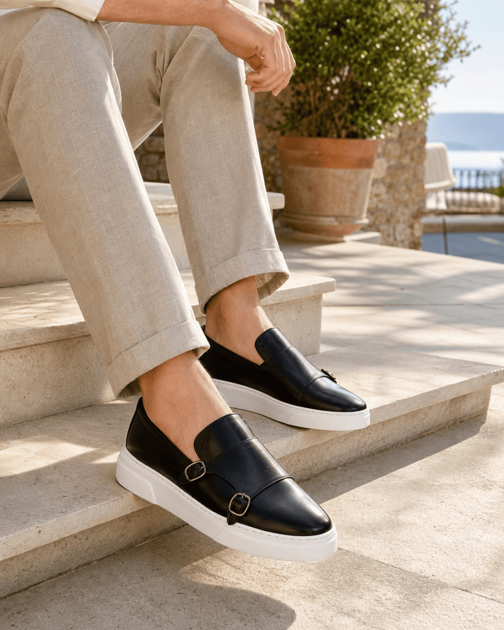 Loafers Signature Men's Double Monk Loafers