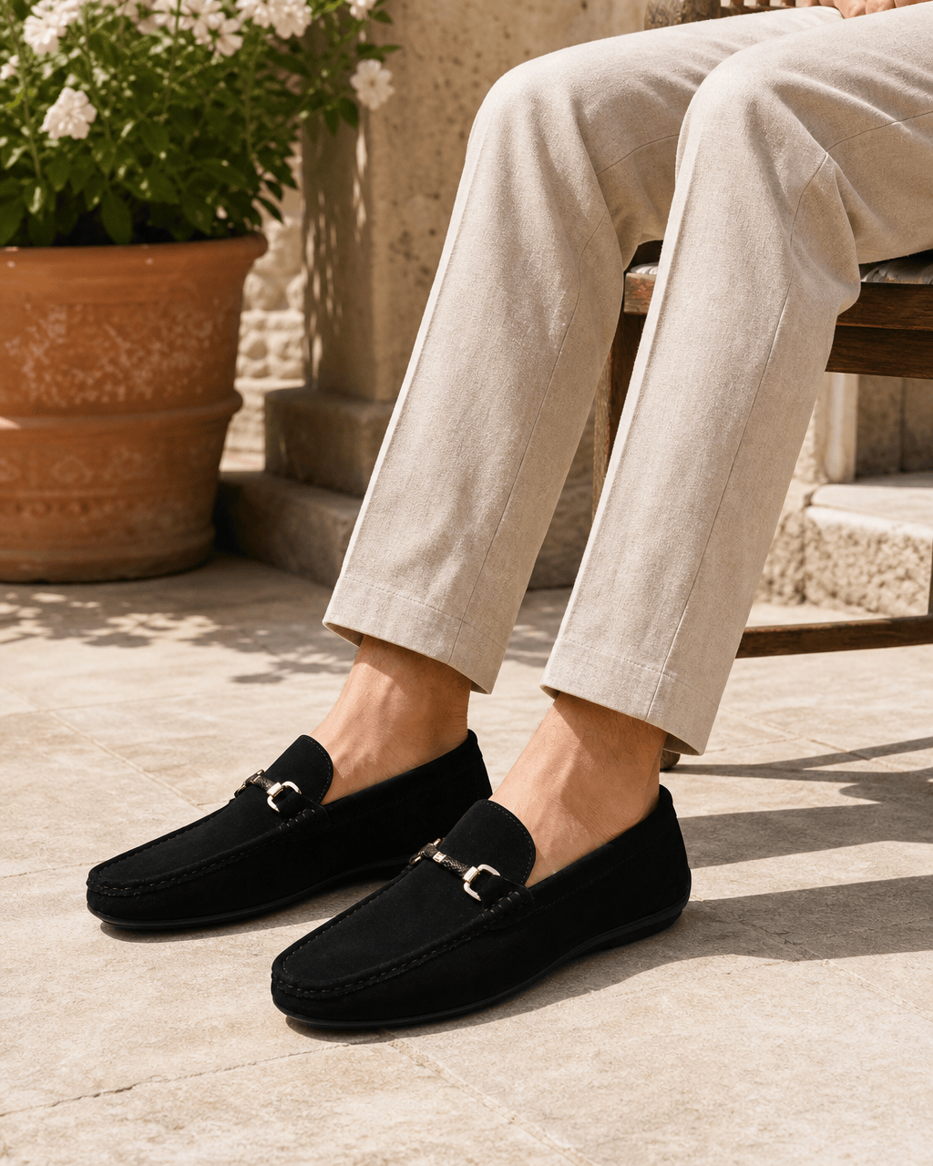 Loafers Signature Men's Flannel Horsebit Loafers