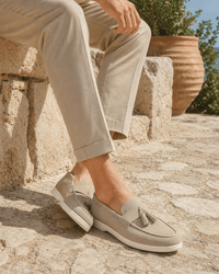 Loafers Signature Men's Flannel Tassel Loafers