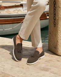 Loafers Signature Men's Flannel Tassel Loafers