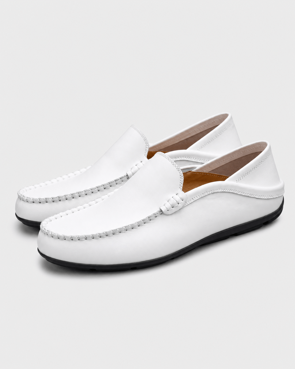 Loafers Signature Men's Genuine Cow Leather Driving Loafers