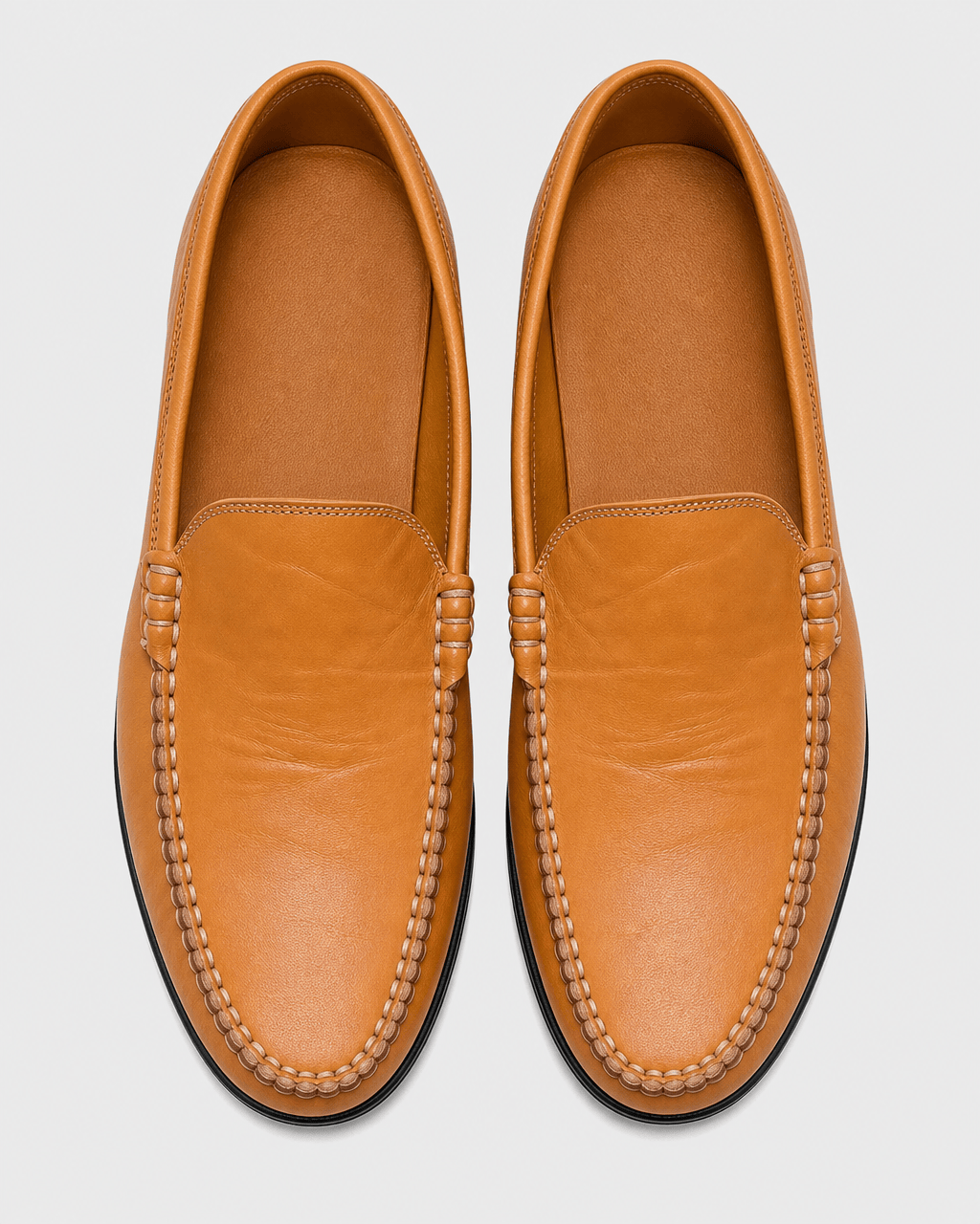 Loafers Signature Men's Genuine Cow Leather Driving Loafers