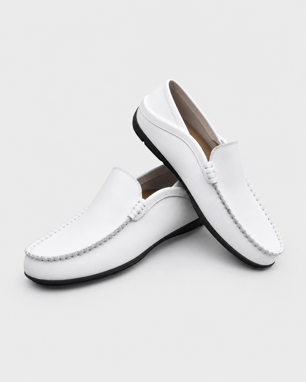 Loafers Signature Men's Genuine Cow Leather Driving Loafers