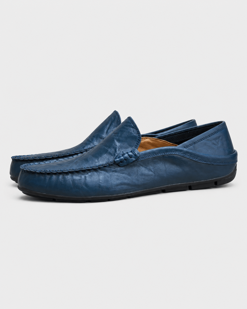 Loafers Signature Men's Genuine Cow Leather Driving Loafers