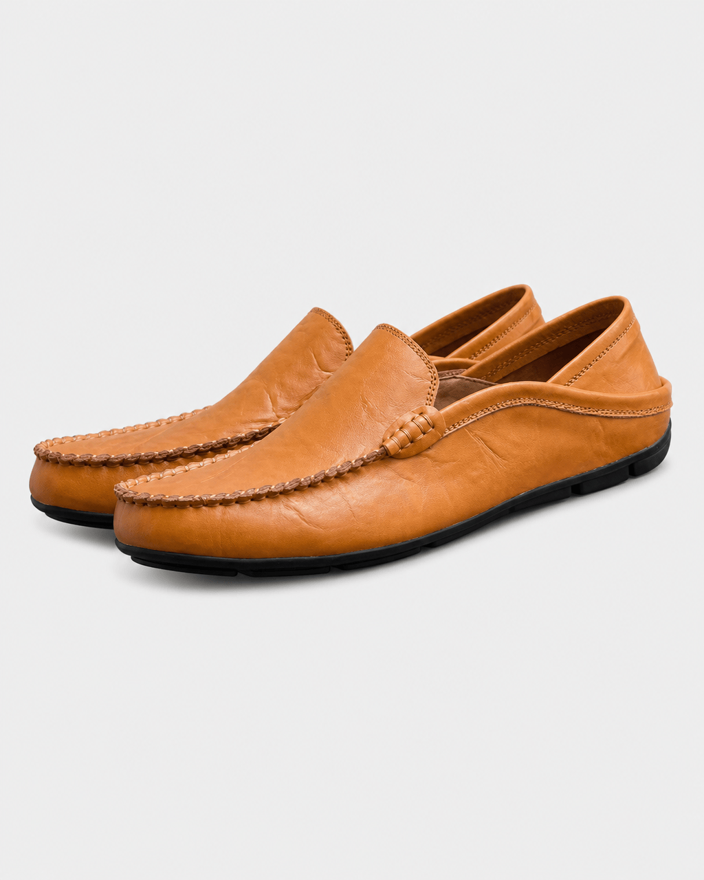 Loafers Signature Men's Genuine Cow Leather Driving Loafers