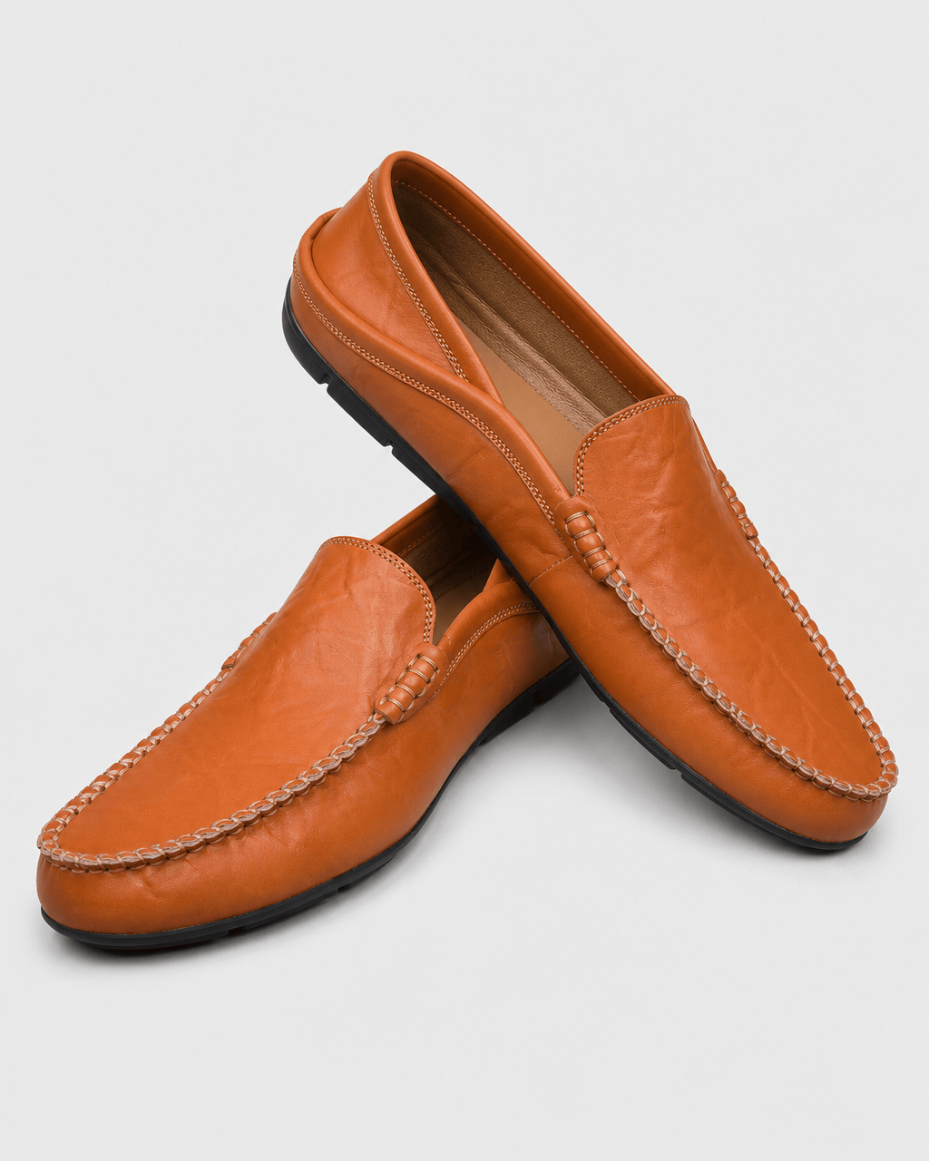 Loafers Signature Men's Genuine Cow Leather Driving Loafers