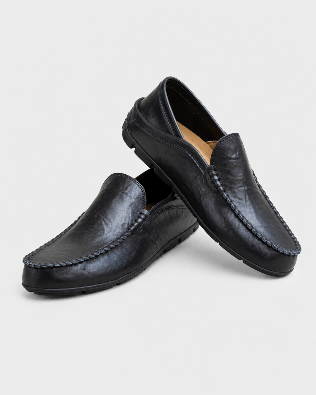 Loafers Signature Men's Genuine Cow Leather Driving Loafers