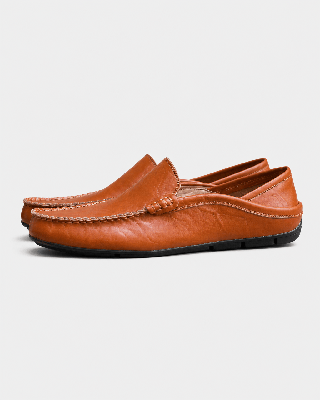 Loafers Signature Men's Genuine Cow Leather Driving Loafers