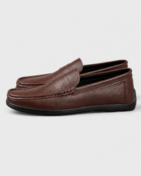 Loafers Signature Men's Genuine Leather Round-Toe Loafers