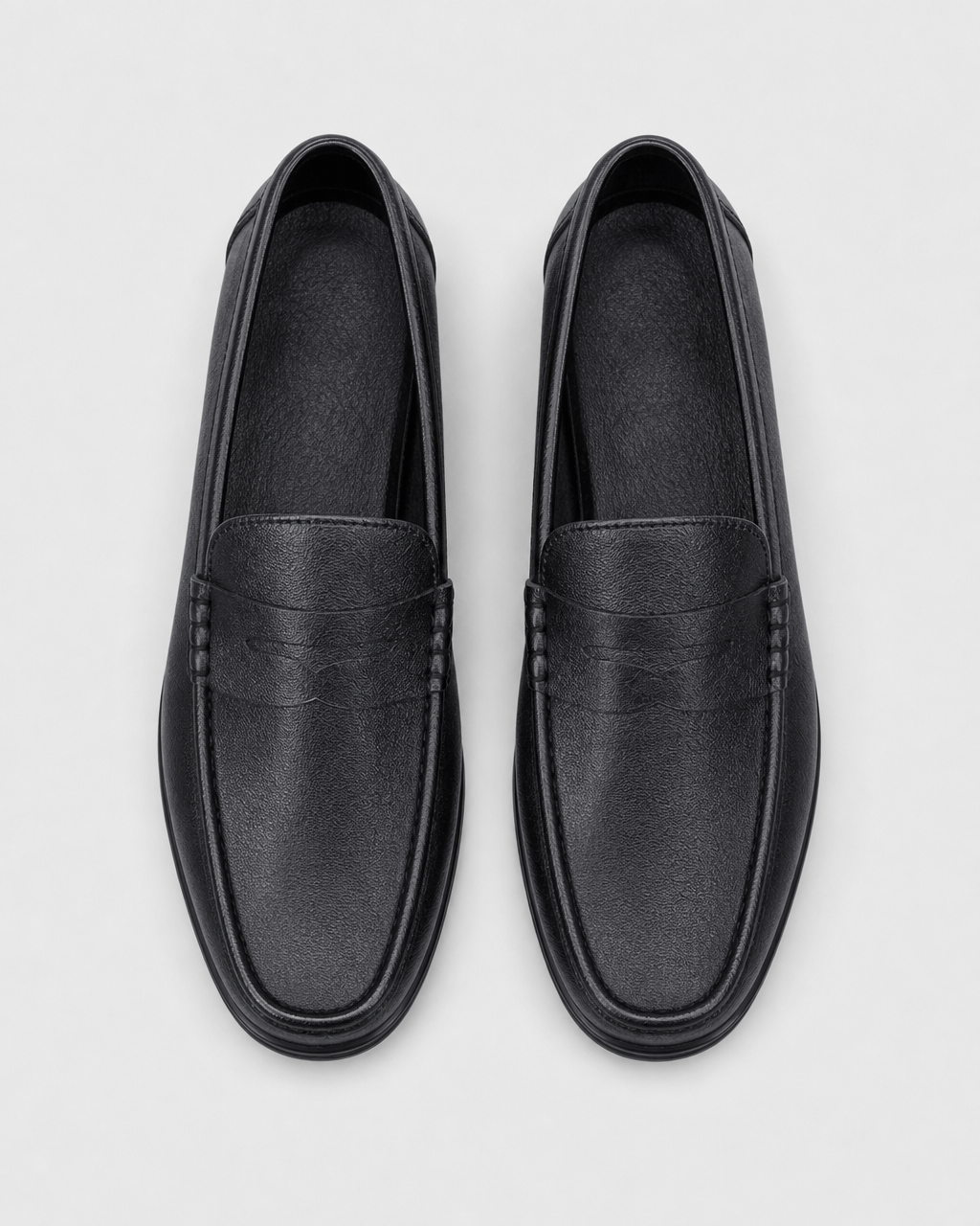 Loafers Signature Men's Genuine Leather Round-Toe Loafers