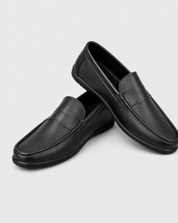 Loafers Signature Men's Genuine Leather Round-Toe Loafers
