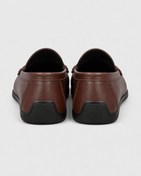 Loafers Signature Men's Genuine Leather Round-Toe Loafers