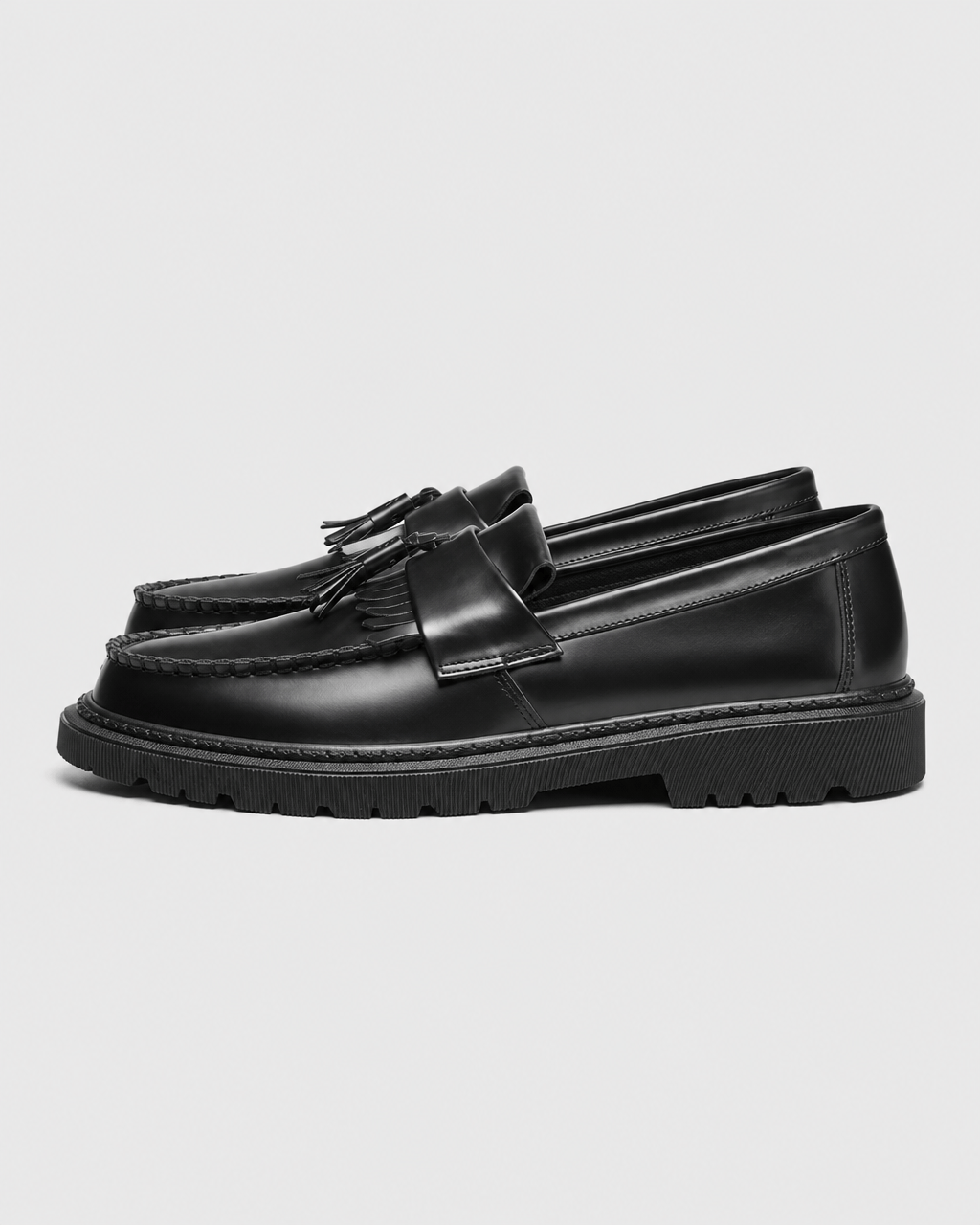 Loafers Signature Men's Glossy Black Penny Loafers