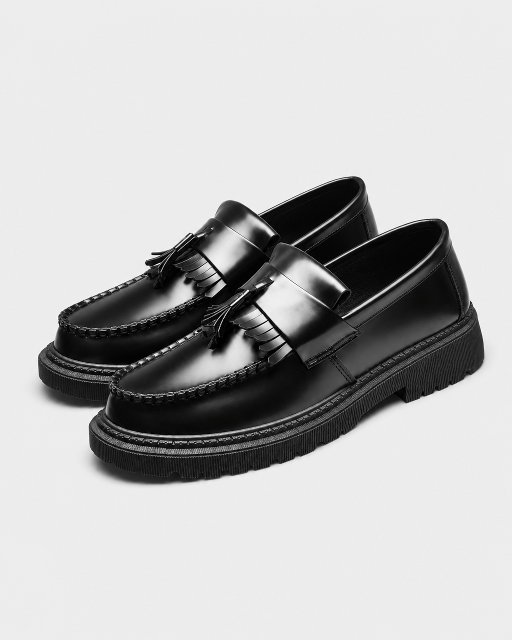 Loafers Signature Men's Glossy Black Penny Loafers